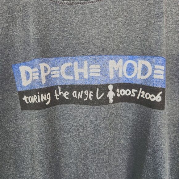 Gildan Mens Depeche Mode Touring The Angel 2005/2006 Short Sleeve Tee Size M - Picture 3 of 6